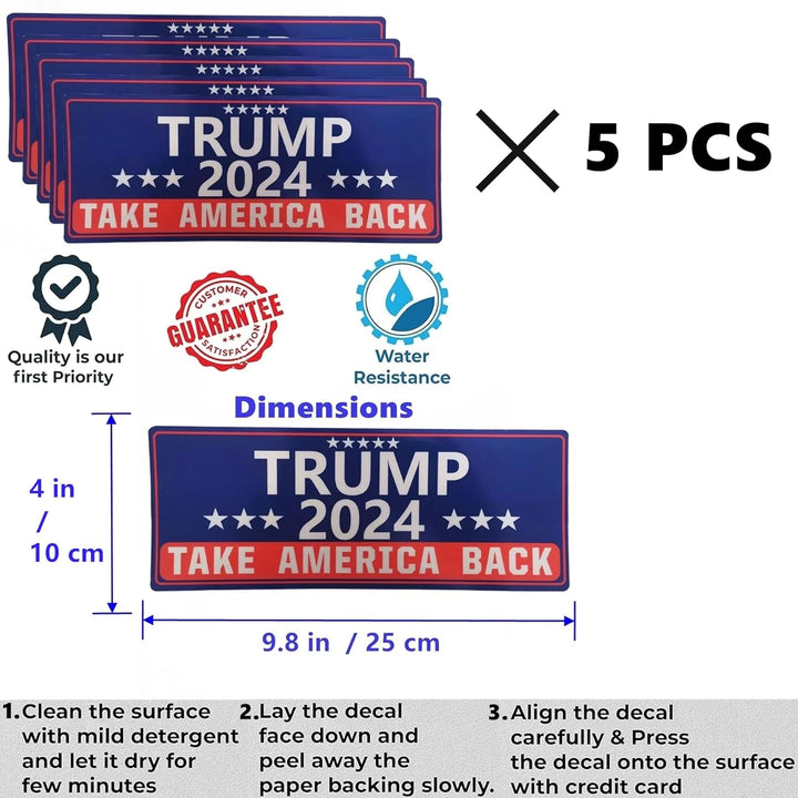 MAGA Hat Trump 2024 Hat Set, Donald Trump 45-47 Make America Great Again MAGA Hat, Take America Back Flag and 5Pcs Trump Stickers, Camo Embroidered Adjustable Baseball Cap