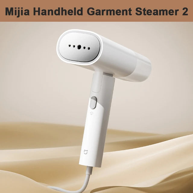 XIAOMI MIJIA-Handheld Garment Steamer, Limpador a vapor de ferro para pano, Casa, Suspensão elétrica, Remoção de ácaros, Original