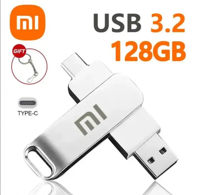 Xiaomi-USB 3.0 Tipo-C Unidade Flash de Alta Velocidade, 16TB, 8TB, Disco U, Pen Drive, Portátil, SSD, 1TB, 2TB, Laptop, Computador