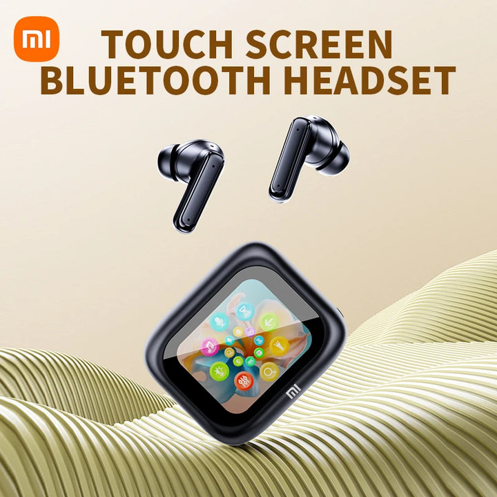 XIAOMI-E18 ANC Earbuds sem fio com microfone, fones de ouvido touch screen, enc, redução de ruído, headset esportivo, bluetooth 5.4, novo, completo